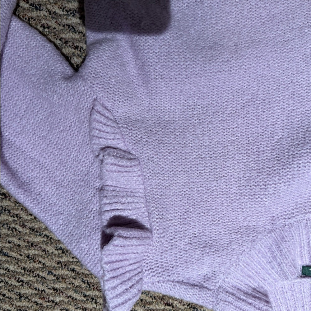 Wild Fable Lavender Ruffle Sweater - Picture 6 of 8